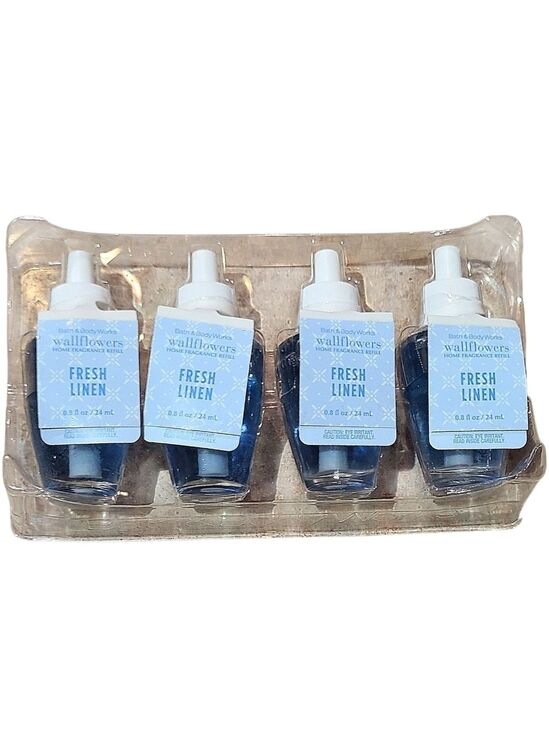 Bath & Body Works Other - FRESH LINEN 4-PIECE WALLFLOWER FRAGRANCE REFILLS BY BATH AND BODY WORKS